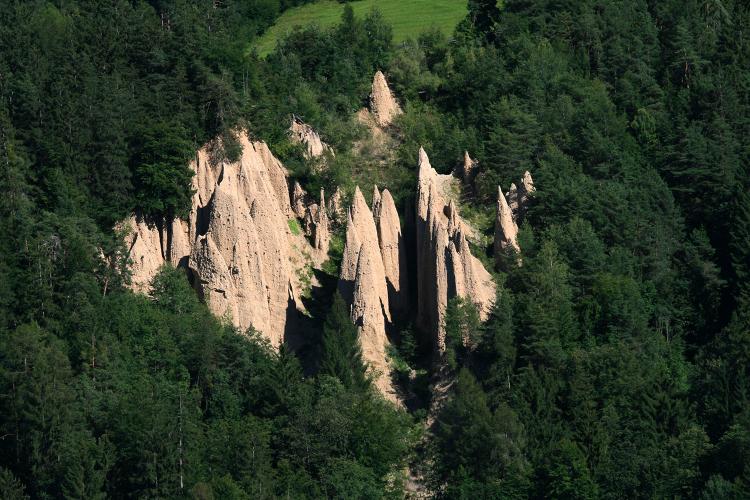 Earth pillars in Steinegg, Eggental