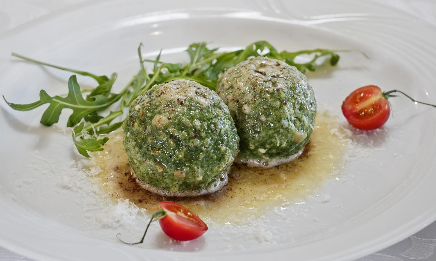 South Tirolean spinach dumplings