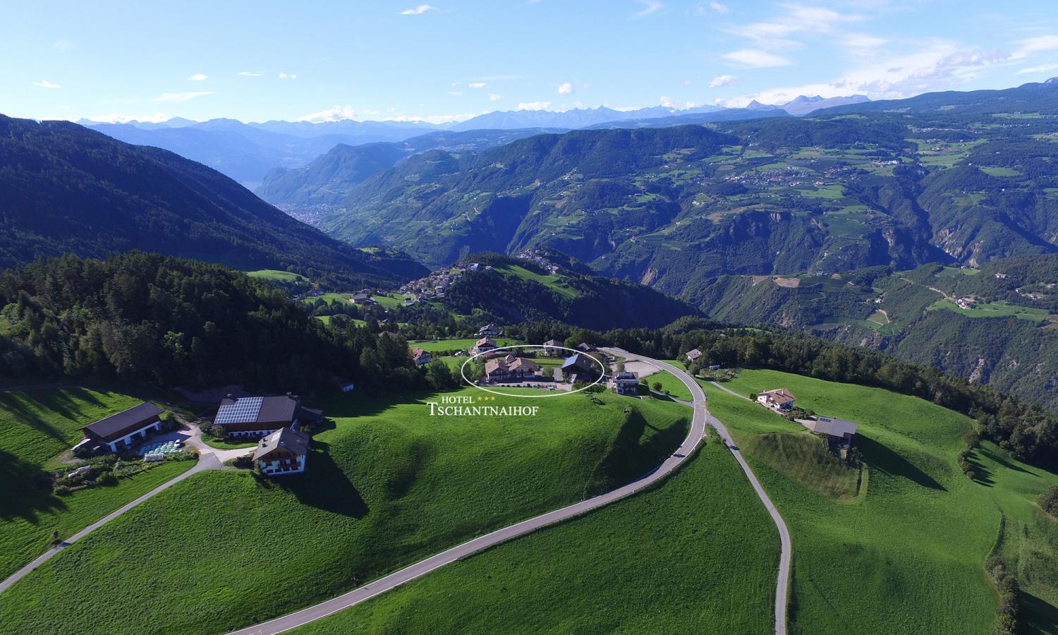 Posizione Hotel Tschantnaihof a Collepietra, Val d’Ega