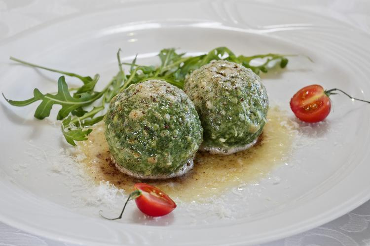 Südtiroler Spinatknödel